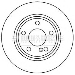 BORG & BECK Тормозной диск BBD5269